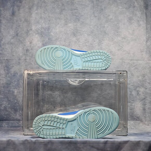 Nike Dunk Low Retro Qs Argon Blue White Sax Royal Navy Aqua DM0121-400 (Men's) - Picture 3 of 5